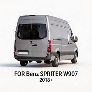 Kit Carrozzeria Completo per Mercedes-Benz <span class=keywords><strong>Sprinter</strong></span> W907 <span class=keywords><strong>2018</strong></span>+ LWB (Passo Lungo) Paraurti Anteriore e Posteriore Griglia Perfetta Compatibilità OEM Materiale PP Montaggio a Bullone - Product Image 5