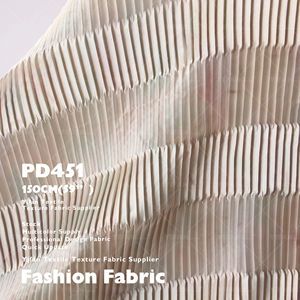 Nouveau Design Peinture À L'huile <span class=keywords><strong>Origami</strong></span> Art Rides Texture <span class=keywords><strong>Tissu</strong></span> Plissé Pour Sac Robe Pantalon Vêtements Décoration - Product Image 3