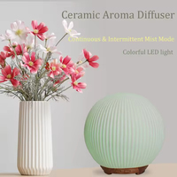 Dernière lampe LED sphérique en céramique, diffuseur électrique d'huiles essentielles, décoration d'intérieur raffinée