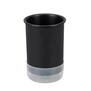 Round Drain Cup With Plastic Lid Black Water Collection Bucket L Size Versatile <b>Dish</b> <b>Rack</b> Accessory - Product Image 4