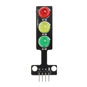 Mini 5V Semaforo Display A LED Module per Arduino Rosso Giallo Verde 5 millimetri HA CONDOTTO il Mini-Semaforo per il Traffico Luce Modello di Sistema
