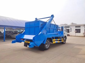 Dongfeng RHD Mini Skip <b>Bin</b> Truck 3cbm Garbage Collection Vehicle for Sale - Product Image 3