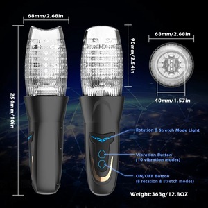 Taylor avion tasse adulte jouet Offre Spéciale Transparent rétractable rotatif Vibration formateur Bellucci Version améliorée transfrontalière - Product Image 5