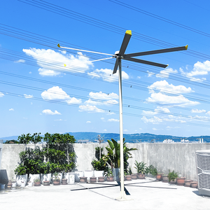 Julai Outdoor utilise de grands ventilateurs à <span class=keywords><strong>colonne</strong></span> avec des diamètres allant de 3 à 7.3 mètres pour une utilisation en extérieur dans les cafés et les carrés - Product Image 1