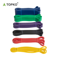 Juego de Bandas de Resistencia de Látex para Gimnasio y Fitness TOPKO con Logotipo y Colores Personalizados