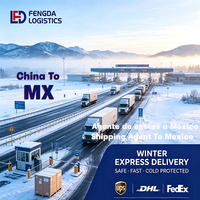 Transitaire express, logistique internationale, expédition CIF vers l'aéroport international de Monterrey au Mexique, transit rapide