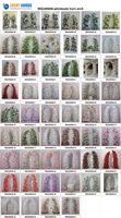 Décoration florale artificielle pour arche de mariage, rangée de fleurs, colonne florale, orchidée blanche, rose, toile de fond pour cérémonie et fête