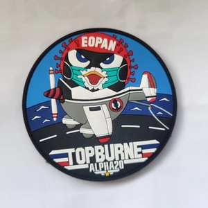 Nhãn quần áo cao cấp, chất liệu PVC cao su silicon 3D nổi, tùy chỉnh, giá xuất xưởng, logo theo yêu cầu - Product Image 3