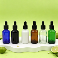 Bouteilles compte-gouttes en verre personnalisées avec logo imprimé pour sérum cosmétique, huile essentielle pour cheveux, 15 ml, 30 ml, 60 ml, 100 ml, 120 ml, 1 oz, 2 oz