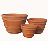 Vente en gros de pots de fleurs en céramique, grands et petits, jardinières en terre cuite design, pour pépinière extérieure, plantation au sol, kit de jardinage, utilisation en intérieur