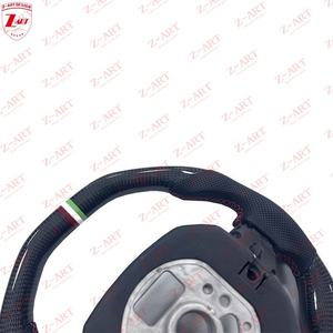 Volant en fibre de carbone Z-ART pour Lamborghini Aventador LP700-LP770 SVJ avec fils italiens - Product Image 2