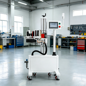Etiquetadora Automática de Alta Velocidad para Botellas Redondas de Vidrio con Pantalla Táctil PLC y Motor, Empaquetado de Papel de Alta Velocidad - Product Image 1