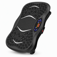 Plateforme vibrante de sport en ABS de haute qualité avec 99 niveaux de vitesse et bandes de résistance pour le tonification corporelle à domicile