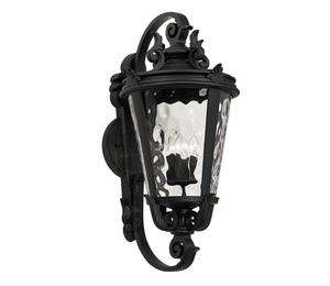 Applique murale d'extérieur Vintage de <span class=keywords><strong>Marseille</strong></span>, grand format, verre martelé transparent de 36 pouces, pour l'extérieur de la maison, porche, Patio - Product Image 4