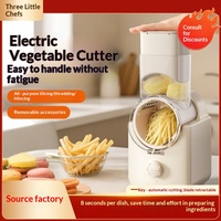 Coupe-légumes électrique automatique multifonctionnel, trancheuse à rouleaux de cuisine, râpe à pommes de terre