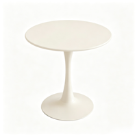Table d'appoint ronde Tulip multicolore, moderne, stable et peu encombrante, idéale pour bars, cafés, hôtels, centres commerciaux, balcons et petits appartements – Meilleure vente
