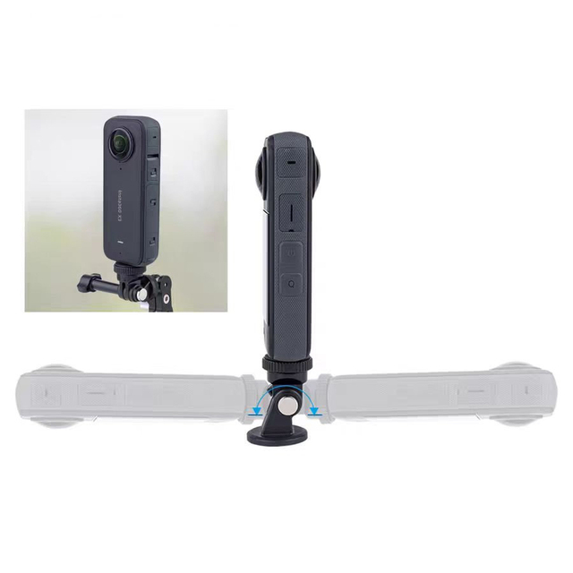 Universal for GoPro 11 12 13 Adapter with 1/4 Screw Mount for Selfie Stick Tripod Extendable Pole Vlog Photography