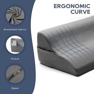 Thêm lớn giường nêm gối nệm nêm đầu giường gối khoảng cách phụ giường nêm gối cho đầu giường - Product Image 4