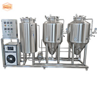 Machine de fabrication de bière artisanale 300L 500L réservoir de brassage tout en un équipement de brasserie de bière à vendre