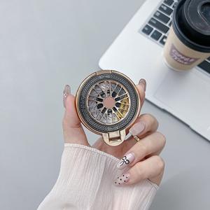 Soporte <span class=keywords><strong>de</strong></span> teléfono con anillo <span class=keywords><strong>de</strong></span> dedo <span class=keywords><strong>de</strong></span> rueda giratoria galvanizada <span class=keywords><strong>de</strong></span> primera calidad, soporte circular <span class=keywords><strong>de</strong></span> aleación magnética para todos los teléfonos - Product Image 6