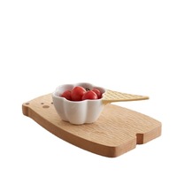 Offre Spéciale – Bol à Dessert en Céramique Style Coréen, Créatif et Tendance, avec Poignée, Compatible Micro-ondes, Design Minimaliste Moderne