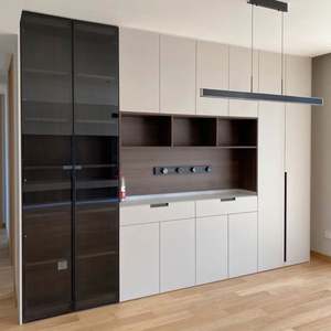 Customized Size Modern Restaurant <b>Sideboard</b> Solid Wood Material with Environmental Protection Furniture for Restaurant Use - Product Image 1