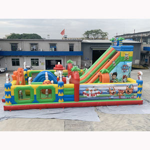 Parc gonflable à succès avec toboggan, château gonflable, maison gonflable pour animaux, zoo gonflable, parc à thème pour le divertissement - Product Image 6