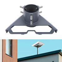 Adaptateur de support triangulaire en alliage d'aluminium pour Starlink Gen 3 V3 V4, résistant aux intempéries, support au sol robuste, compatible avec le modèle standard V3