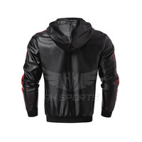 Nouveauté, ensemble de survêtement en cuir pour homme de haute qualité, taille plus, hiver, 2 pièces, léger, coupe-vent