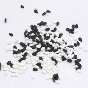 Neue Ankunft Simulation Schwarz Weiß Sesam Samen Polymer Caly Schleim Füllung Materialien Für Diy <span class=keywords><strong>Re</strong></span>-ment Brot Kuchen Dekoration - Product Image 1
