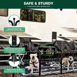 New Arrival Heavy-Duty Metal <strong>Dog</strong> Fence Panel Strong Outdoor <strong>Dog</strong> <strong>Cage</strong> Pen Trellis Gate Factory Customizable 3D Modelling Service - Product Image 5