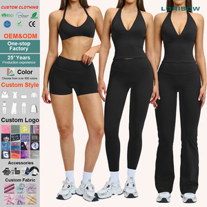LORISOW <span class=keywords><strong>Ropa</strong></span> Deportiva para <span class=keywords><strong>Mujer</strong></span>, Conjunto <span class=keywords><strong>de</strong></span> 5 Piezas: Leggings <span class=keywords><strong>de</strong></span> Cintura Alta, Sujetador Deportivo y <span class=keywords><strong>Ropa</strong></span> <span class=keywords><strong>de</strong></span> Gimnasio - Product Image 1
