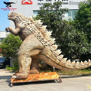 Tùy chỉnh animatronic <span class=keywords><strong>Robot</strong></span> Mô Hình silicon cao su Godzilla mô hình cho trang trí ngoài trời - Product Image 4
