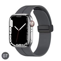 Bracelet sport à boucle magnétique pliable pour Apple Watch 38mm 40mm 41mm 42mm 44mm 45mm 46mm 49mm, bracelet pour femmes et hommes