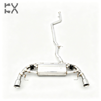 Système d'échappement pour BMW G01 X3 G02 X4 M40i B58, moteur 3.0T, acier inoxydable SUS 304, poli miroir, épaisseur 1,5 mm, pièces automobiles