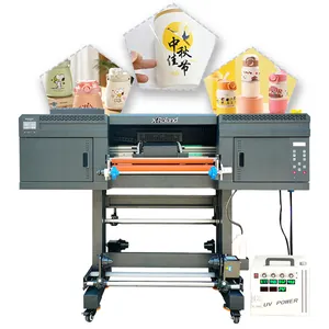 XL-604WX Printer Film Transfer langsung I3200 4 kepala Printer cetak individual Printer UV 60CM