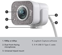 Harga Grosir Asli 100% Tersedia Logitech StreamCam Webcam Live Streaming Full 1080p HD 60fps untuk YouTube Gaming Belajar