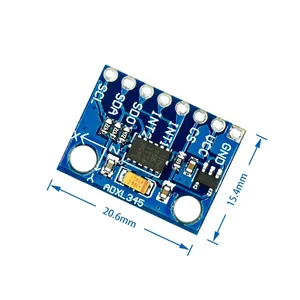 GY-291 ADXL345 เซ็นเซอร์วัดความเร่งแบบดิจิตอลสามแกน สำหรับบอร์ดวัดแรงโน้มถ่วงและมุมเอียง สำหรับโมดูล Arduino IIC SPI ใช้แทน ADXL335 - Product Image 1