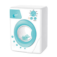 Jouets de simulation d'appareils électroménagers : mini machine à laver à tambour pour enfants, jeu de lessive d'imitation