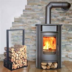 Support de rangement pour bûches en fer robuste de 4 pieds pour l'intérieur et l'extérieur - Product Image 4