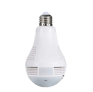 2023 NEU Drahtlose <span class=keywords><strong>IP</strong></span>-Kamera Glühbirne WiFi <span class=keywords><strong>Fisheye</strong></span> 1080P 360-Grad-Minikamera 2MP Home Security WiFi Panorama-Kamera lampe - Product Image 1