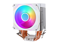 Refroidisseur de processeur QiuzAim pour tour de caloduc LGA1700/2011 AM4 AM5 4/6 ARGB 90mm PWM ventilateur silencieux Compatible avec le processeur de 12e-15e génération