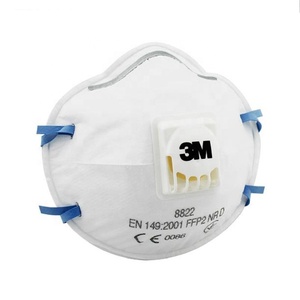 An toàn Nguồn cung cấp dùng một lần nửa mặt nạ bảo vệ với van CE EN149 FFP2 8822cn, 10 cái/hộp - Product Image 6