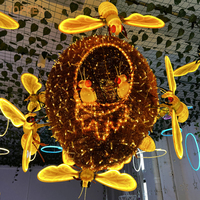 Luces LED 3D para jardín al aire libre IP 65 Motif gigante iluminar colmena de abejas para Navidad decorar Parque eventos vacaciones