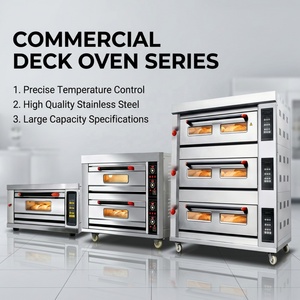 Four électrique commercial à double étage et <span class=keywords><strong>quatre</strong></span> plateaux, idéal pour les boulangeries, la pizzeria, le pain et les gâteaux - Vente chaude - Product Image 3