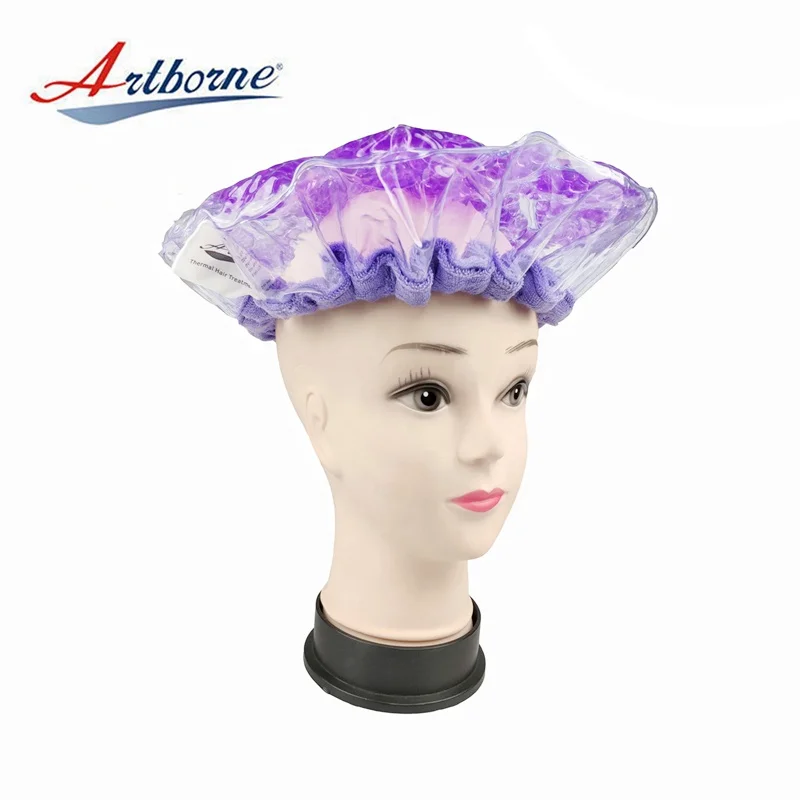 Frigorifero Cooling Gel Bead Cap trattamento per lo Styling dei capelli tappo a vapore per capelli tappo a vapore termico portatile per microonde