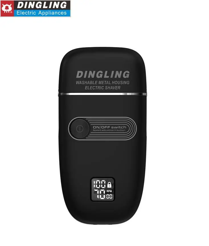 Dingling保証品質適切な価格防水Usb充電式フリーダムグルーミング電気ヘッドヘアシェーバー男性用