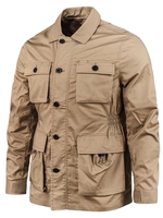 LULUSEN NOUVEAU Veste d'hiver et d'automne pour homme, vêtements de chasse en plein air, coupe-vent décontractée à manches longues pour homme