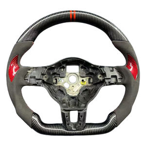 <span class=keywords><strong>Volante</strong></span> Deportivo de Fibra de Carbono y Cuero para Volkswagen Golf Passat Jetta <span class=keywords><strong>MK6</strong></span>/MK7 <span class=keywords><strong>GTi</strong></span> - Product Image 1