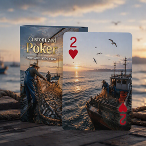 Journée Mondiale du Tourisme : Jeu de Cartes de Poker Personnalisées en Papier/Plastique de Haute Qualité pour l'Éducation et la Connaissance - Product Image 5